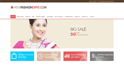 Desktop Screenshot of indiafashionexpo.com